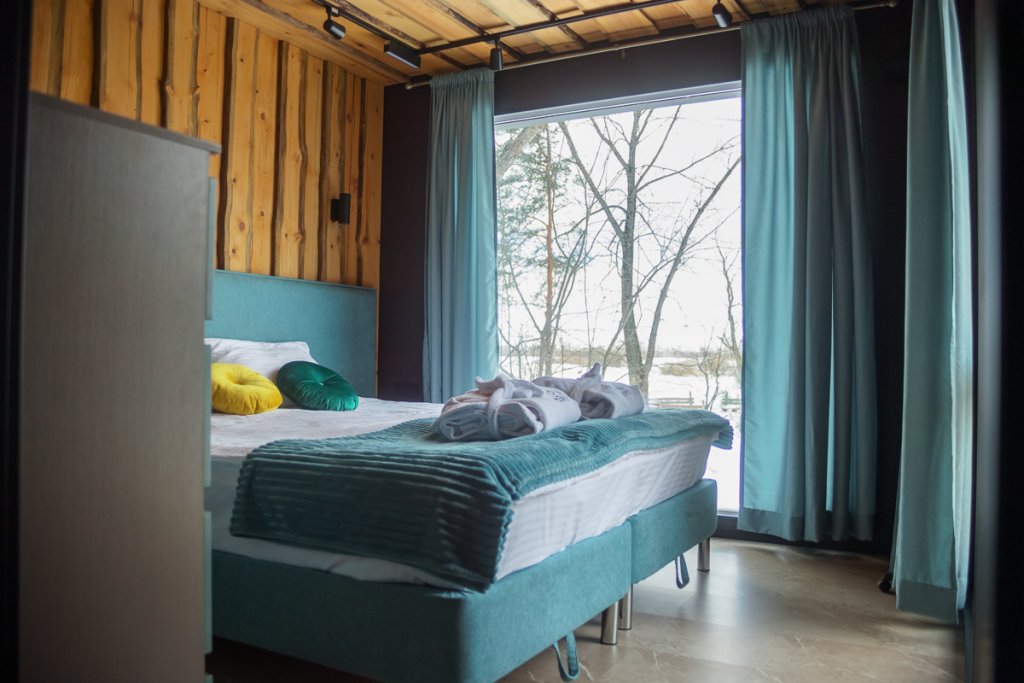 With a font House mit Blick Tochka Nemo Glamping