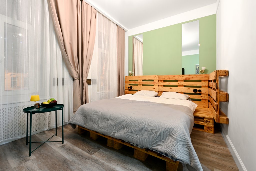 Confort double appartement 1 chambre Vue sur la ville Uyutnye Apartamenty Na Marata