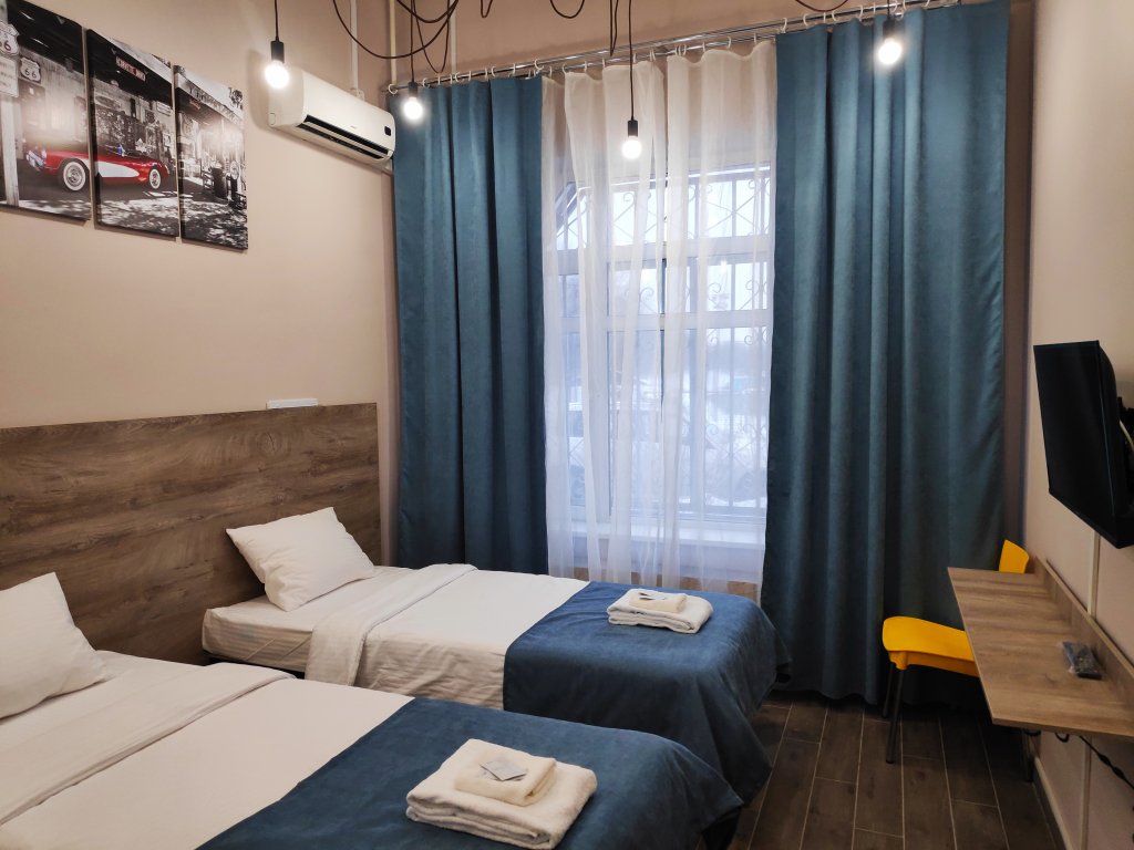 Camera doppia Standard con vista sulla città Hostel Lifehacker Хостел Лайфхакер