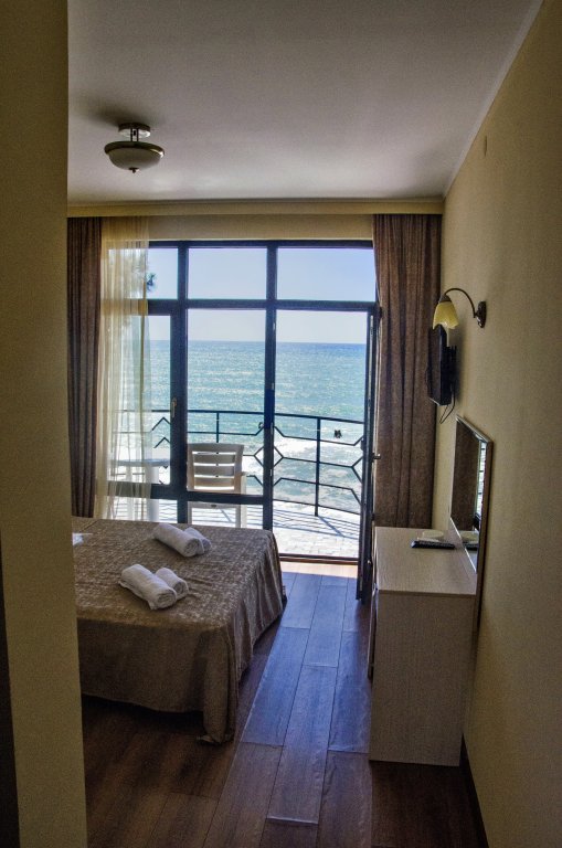 Habitación doble De lujo con balcón y con vista al mar Hotel Medusa