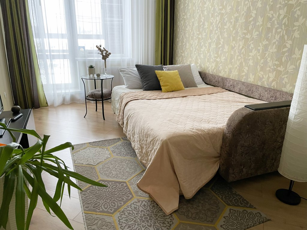 Apartamento 1 dormitorio con balcón y con vista a la ciudad Apart-otel Aleksandrovskiy Apartments