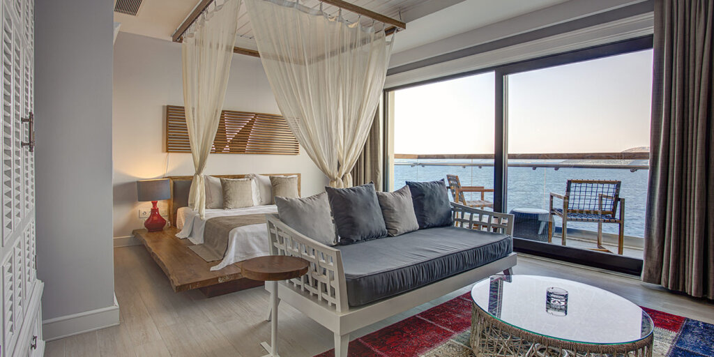Двухместный номер Superior с балконом и с видом на море Отель Meis Exclusive