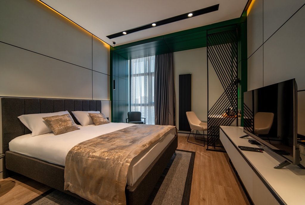 Standard Doppel Zimmer mit Stadtblick Dostyk Business Hotel