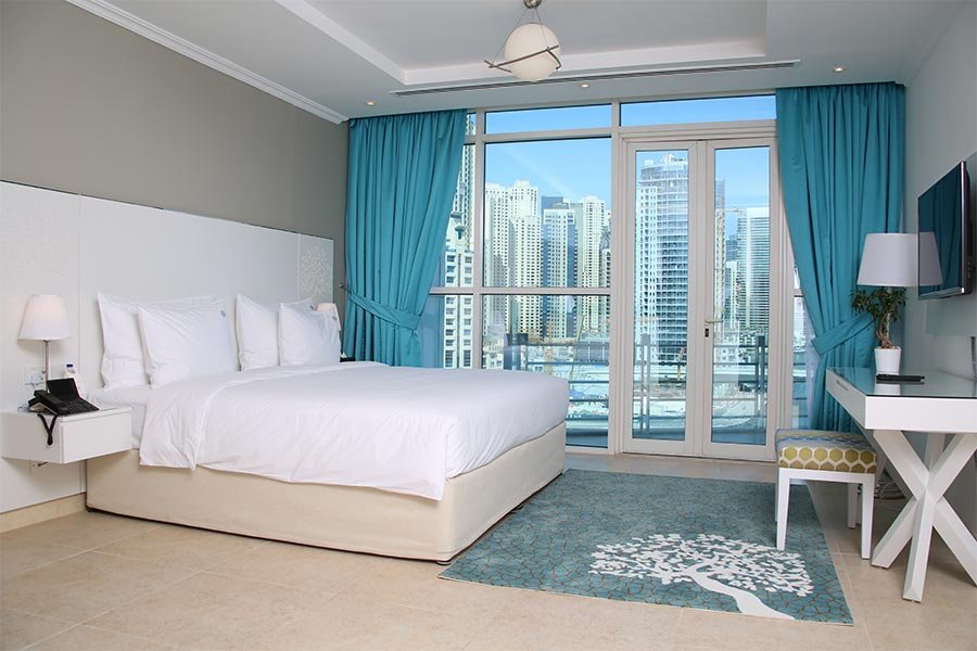 Двухместный номер Deluxe с видом на город Jannah Marina Hotel Apartments
