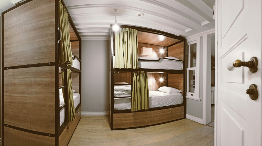 Кровать в общем номере Moda Hostel