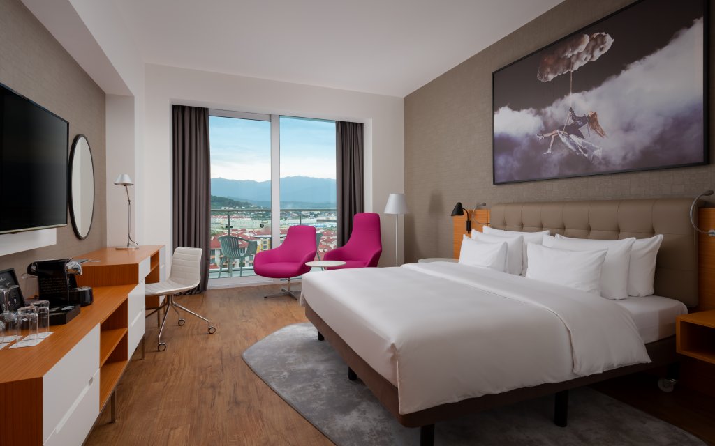 Collection Double room with balcony and with mountain view Radisson Collection Paradise Resort and Spa Sochi