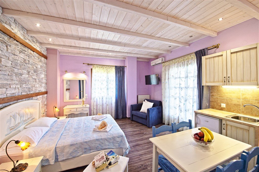 Люкс Superior с балконом и с видом на море Flamingo Hotel Pelion - Seaside Superior Studios & Suites