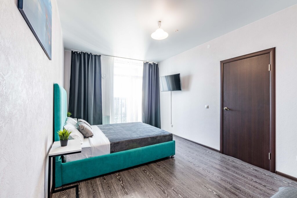Apartamento cuádruple 1 dormitorio con balcón y con vista Miasskaya DreamHouse Apartments