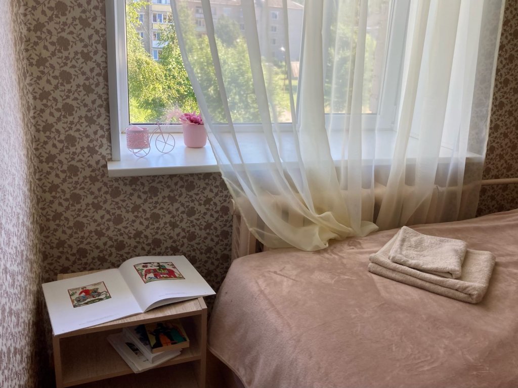 Апартаменты с 2 комнатами с балконом и с красивым видом из окна Апартаменты в центре Пушкиногорья