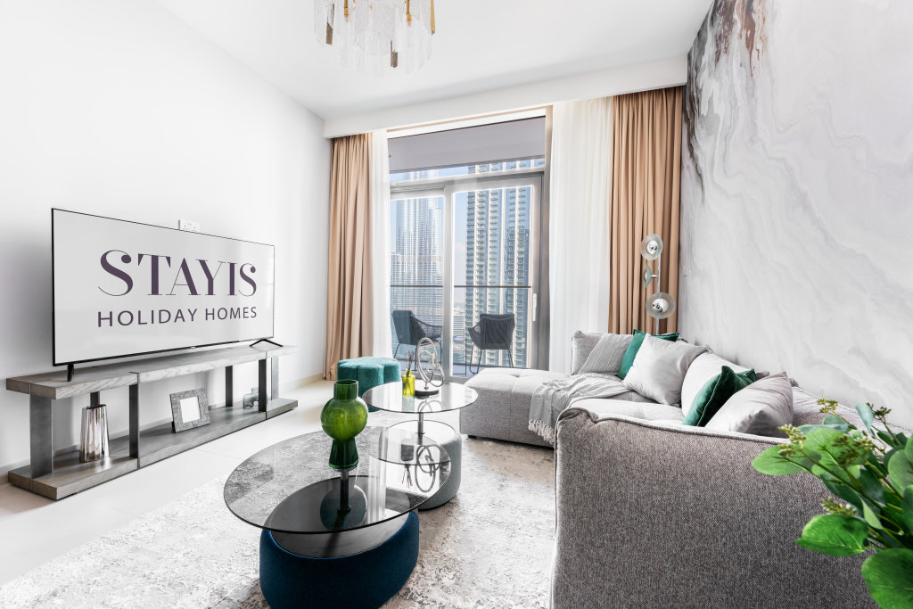 Apartamento 1 dormitorio con balcón y con vista Stayis - 1 BR iconic Burj Khalifa Apartments