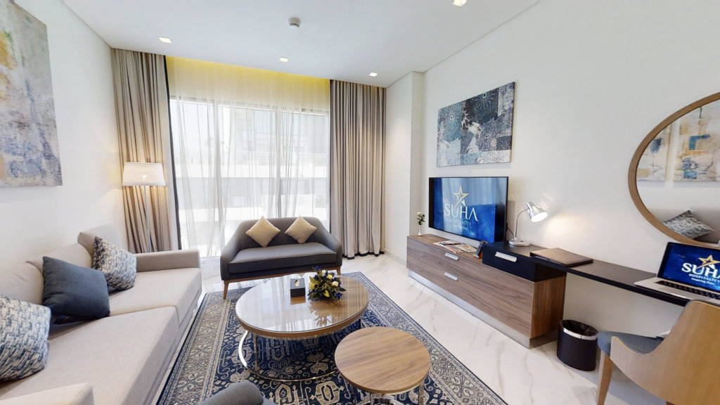 Двухместные апартаменты Standard c 1 комнатой Апарт-отель Suha Mina Rashid Hotel Apartments
