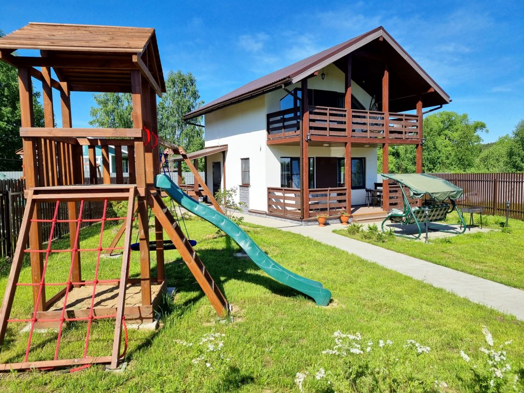 Cabaña 2 dormitorios con vista Na Volge River Houses Guest houses