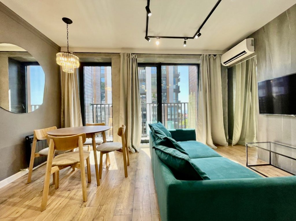 Premium Doppel Studio mit Balkon und mit Meerblick Apartamenti V CENTRE JK Moraviya