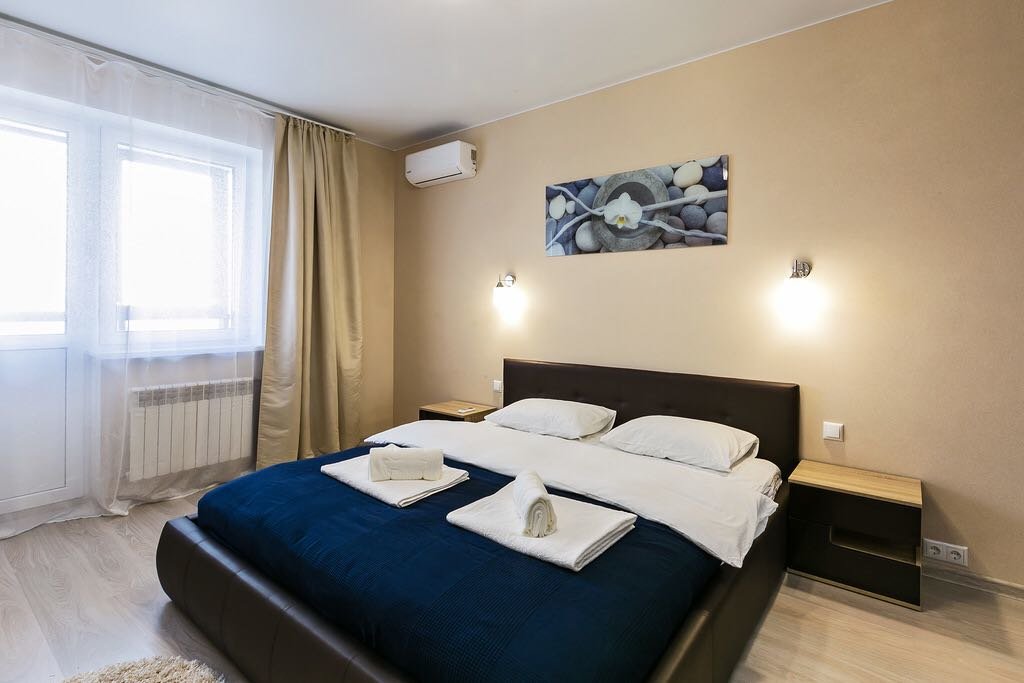 Apartment 2 Schlafzimmer mit Balkon Grand Apart Putilkovo Apartments
