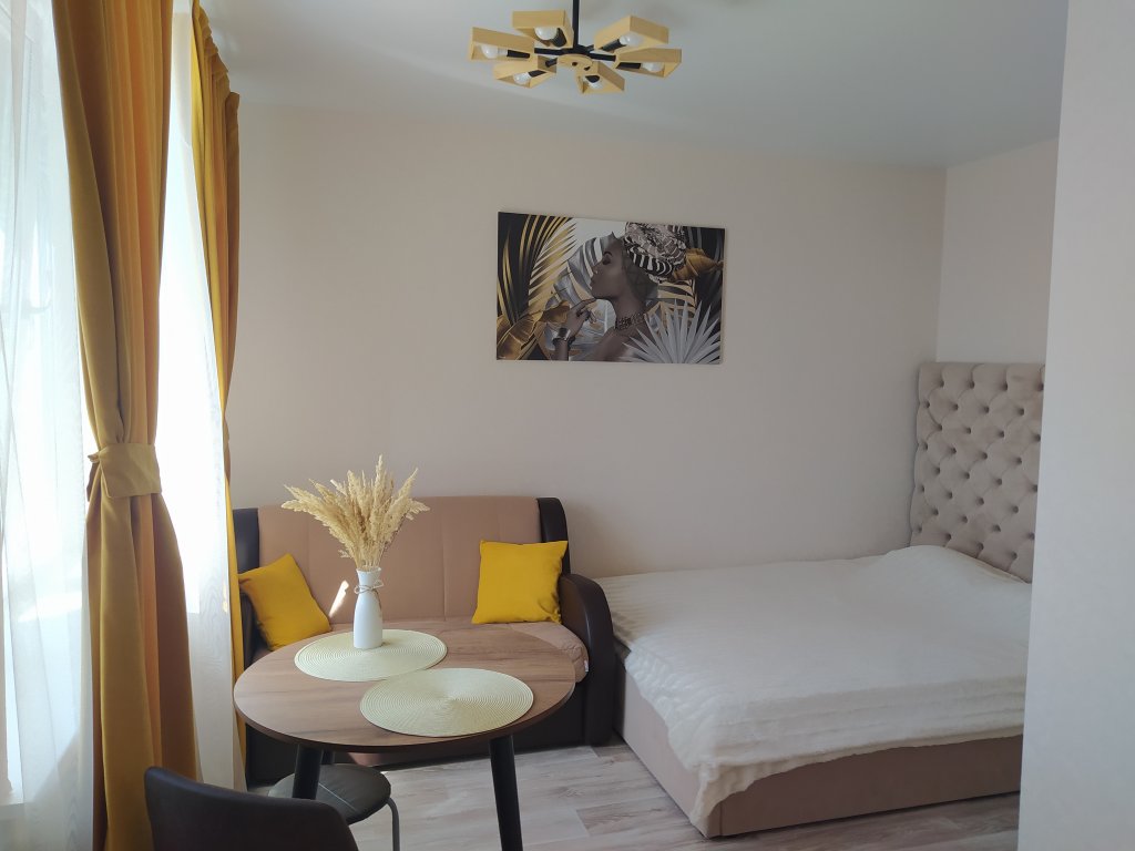 Standard Double room with balcony and with city view Studiya na ulice Koroleva Apartments