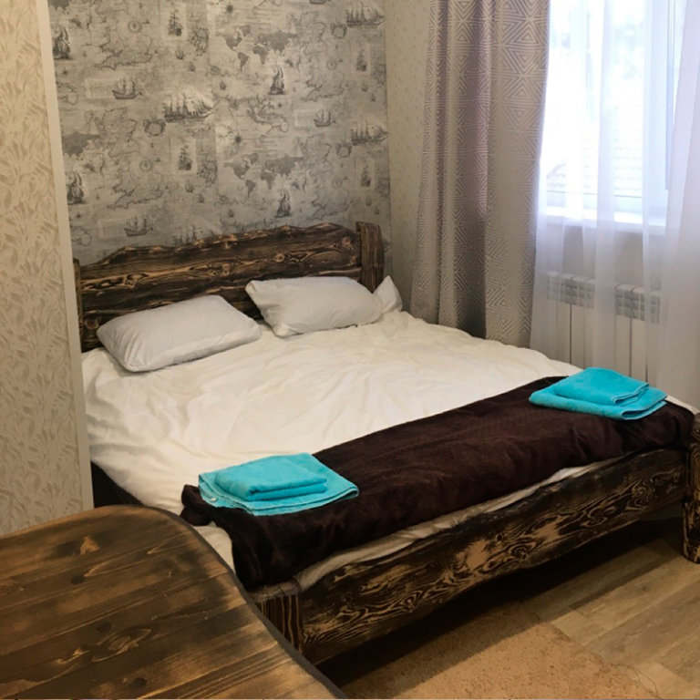 Comfort Quadruple room with view Taezhnyij Prival Mini-hotel