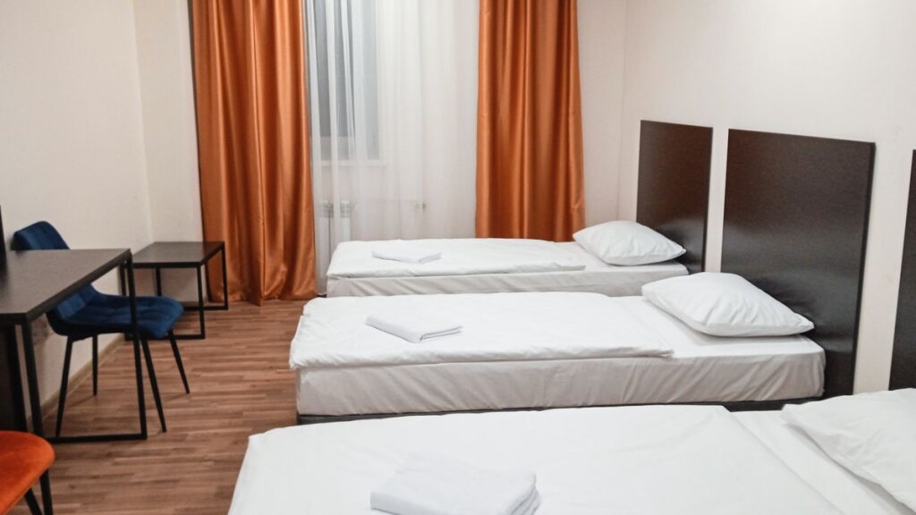 Кровать в общем номере (мужской номер) Отель Smart Hotel KDO Уфа