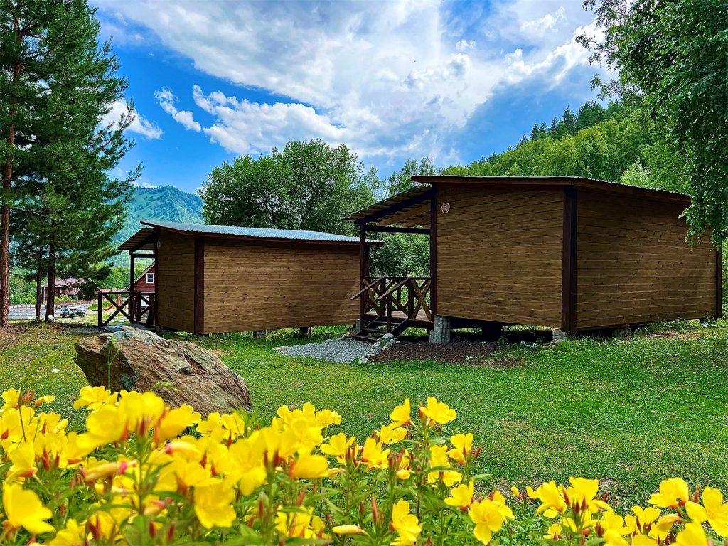 Komfort Dreier Hütte mit Blick Красный Камень