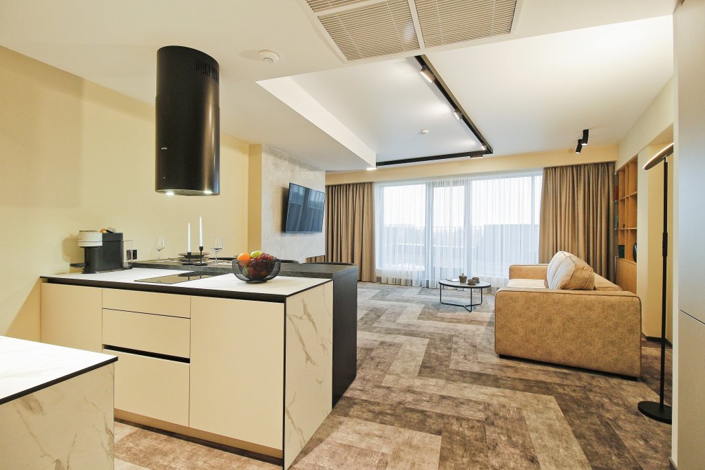 Doppel Suite mit Balkon und mit Flussblick Apart - Hotel Lastadie