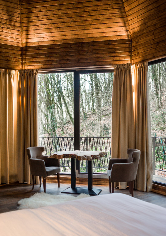 Коттедж Standard с красивым видом из окна Глэмпинг Riverside Resort&Spa
