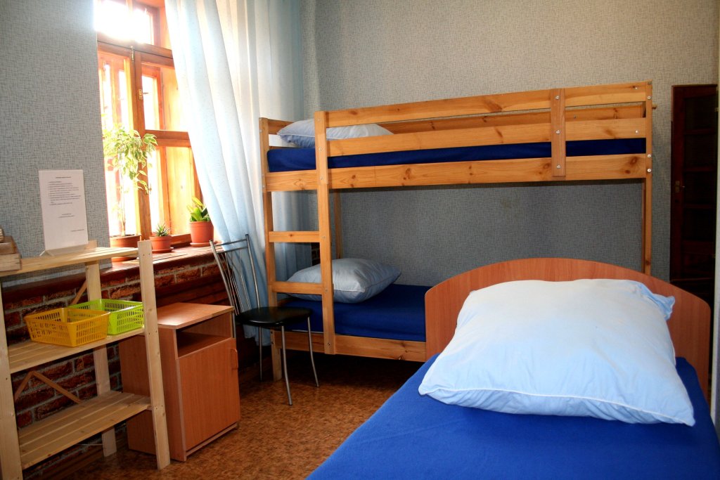 Bett im Wohnheim Hostel Kot Matroskin na Orlovskom