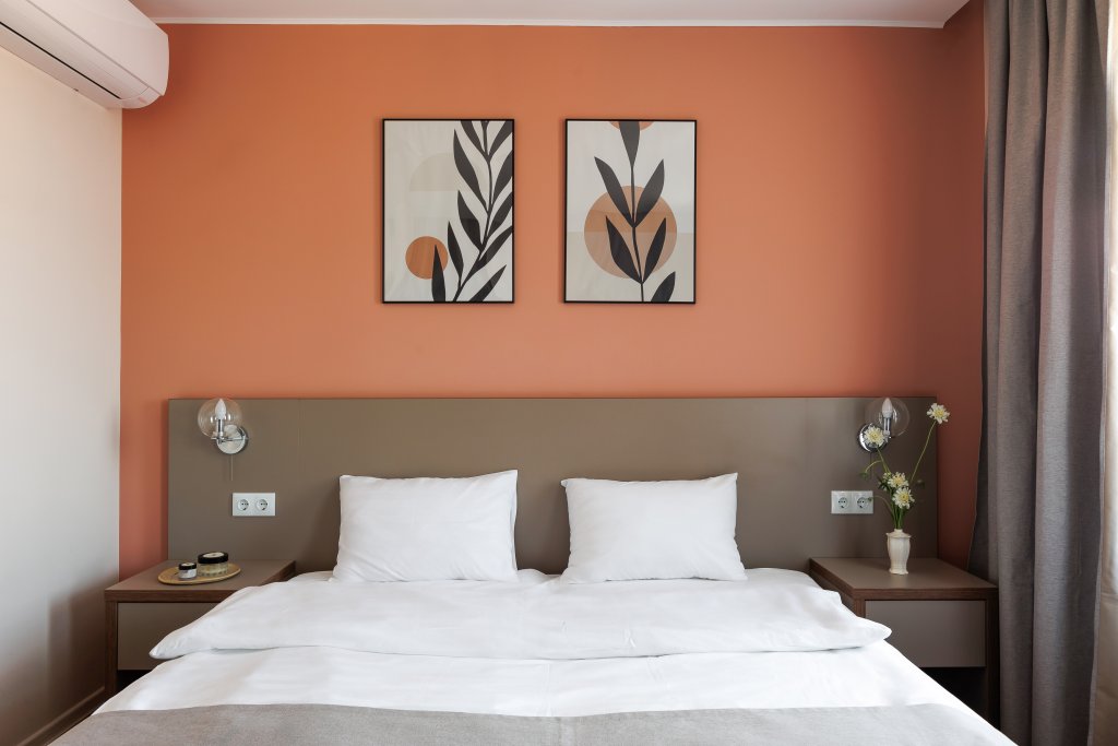 Doble Confort 1 dormitorio con vista a la ciudad Avenue-Apart Na Malom Apart-Otel