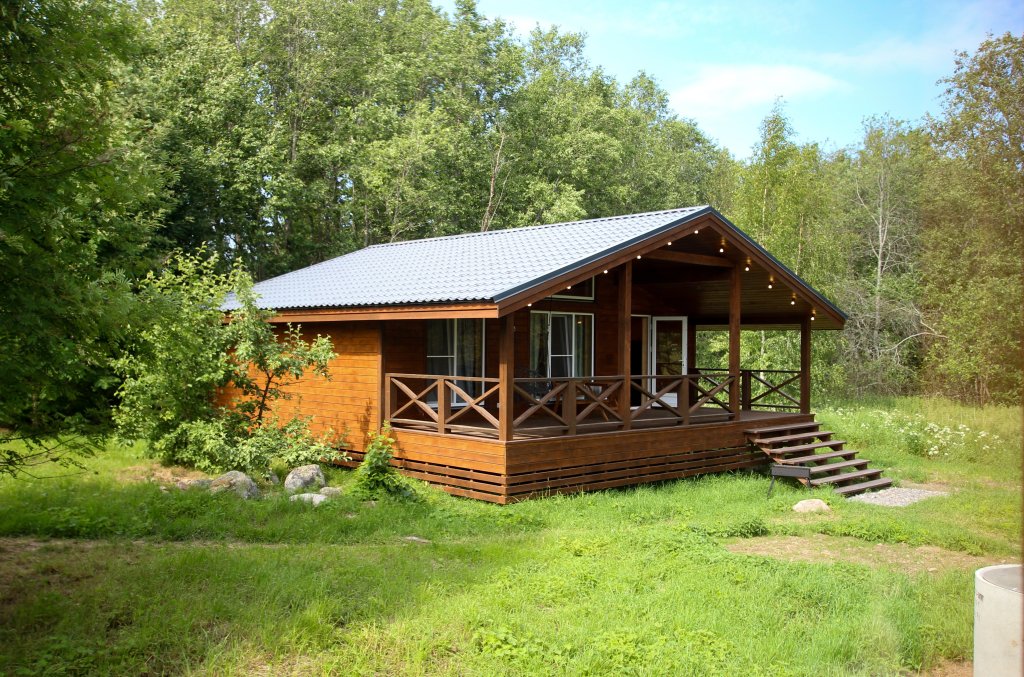 Cottage 2 camere con vista sul lago Ladoga Home Pervaya liniya Recreation center