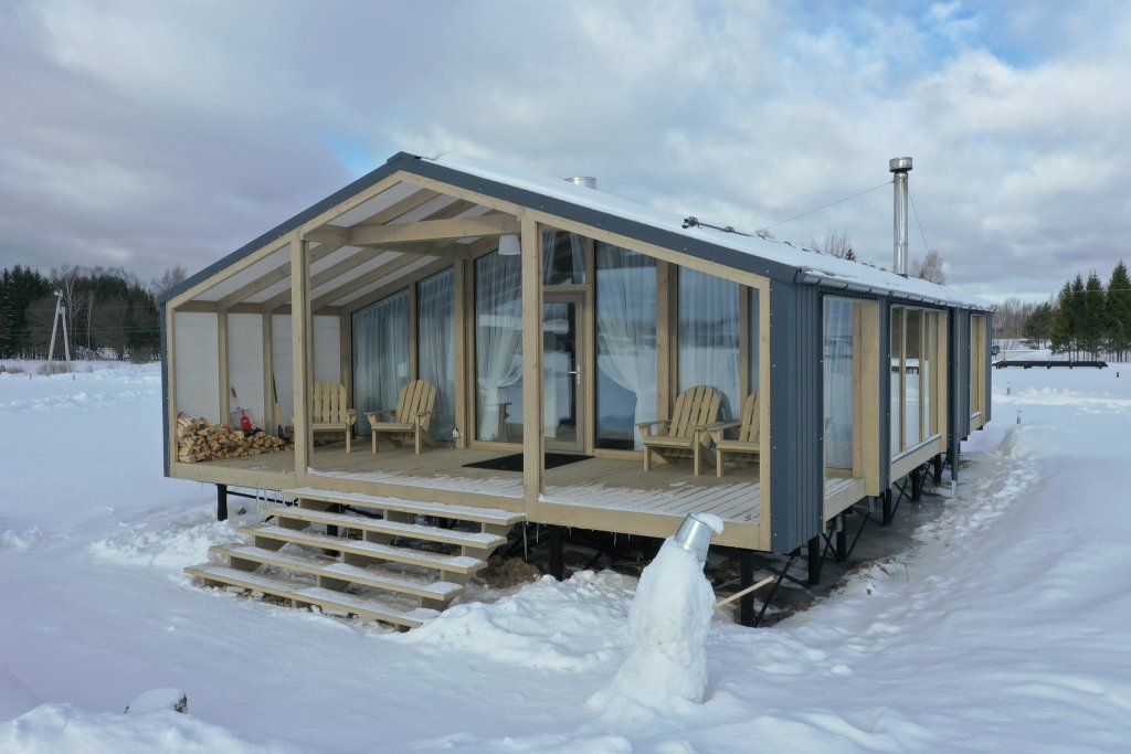 65-25 Vierer Hütte mit Blick Ust'-Vazuza Ryibatskaya Derevnya Guest house