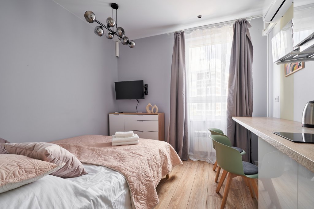 Appartamento doppio Comfort 1 camera da letto InHome24 stilnye apartamenty s remontom ryadom s metro Tushinskaya Apartments