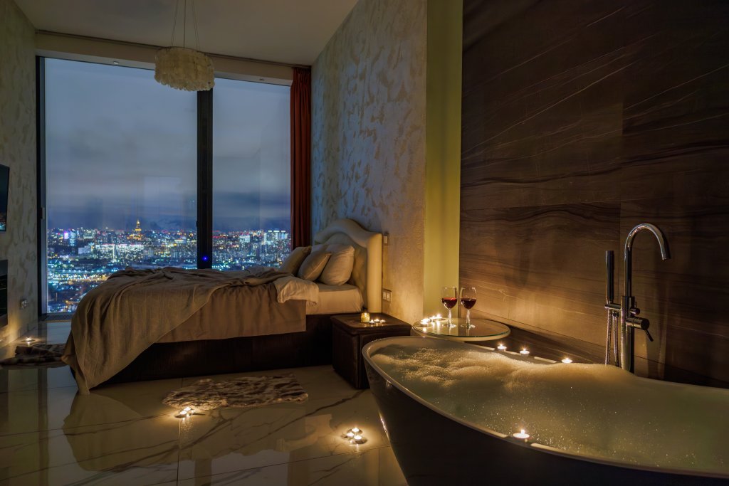 Люкс Premium с красивым видом из окна InPremium Москва-Сити Апарт-Отель