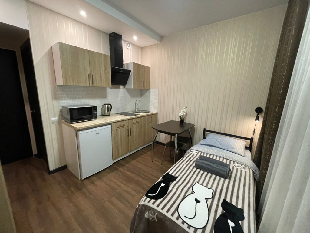 Standard Einzel Zimmer mit Balkon Tyumenskij Proezd 3/1 Apartaments