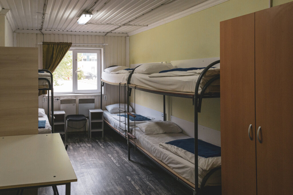Кровать в общем номере (мужской номер) Sky Hostel Шереметьево