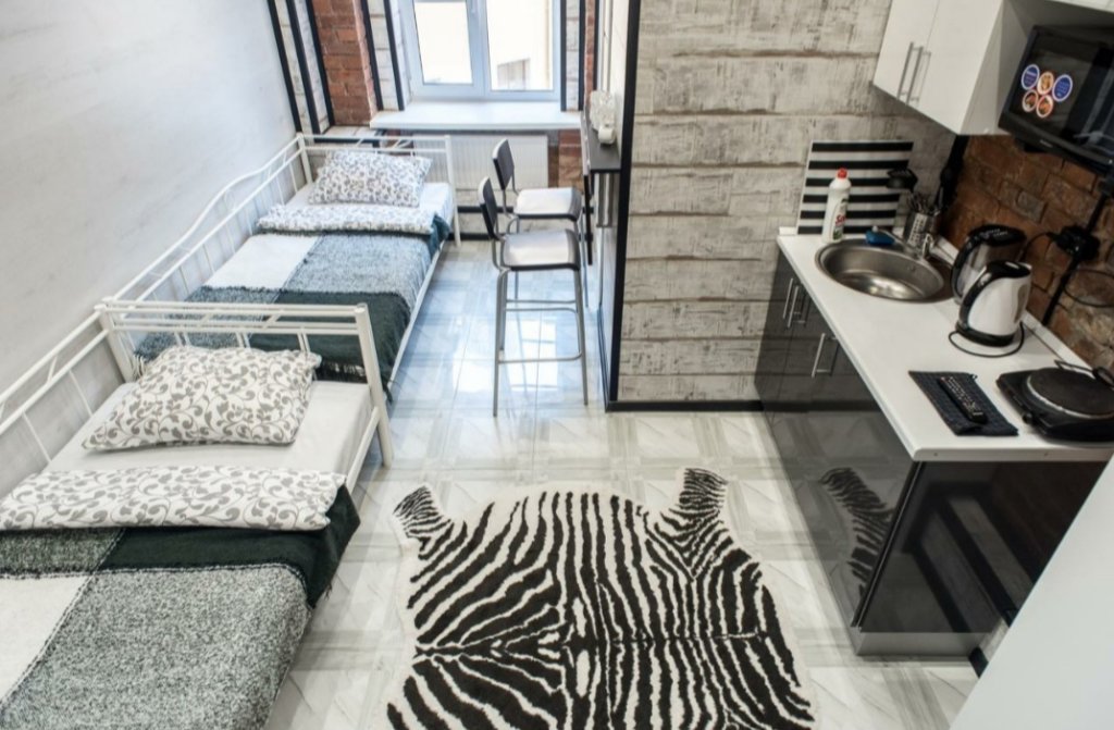 Confort double appartement Black & White Na Sennoy Apart-hotel