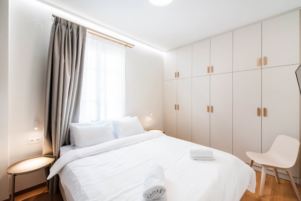Люкс Deluxe c 1 комнатой с балконом и с красивым видом из окна #White Lotus by halu! Apartments
