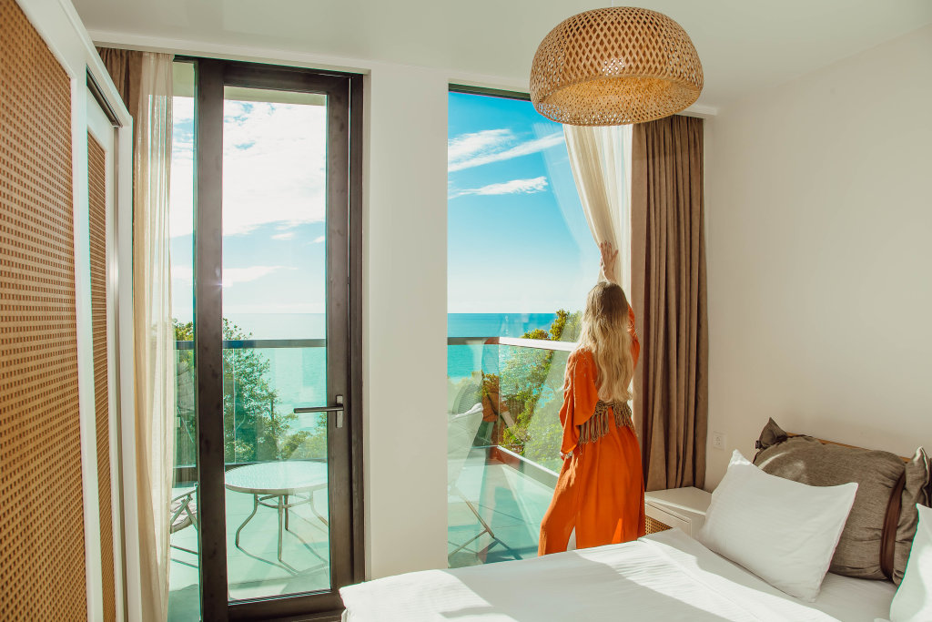 Suite quintupla familiare con balcone e con vista mare Capo Verde Hotel Batumi