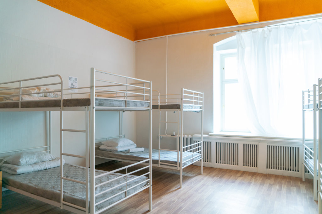 Кровать в общем номере Imaginary Hostel