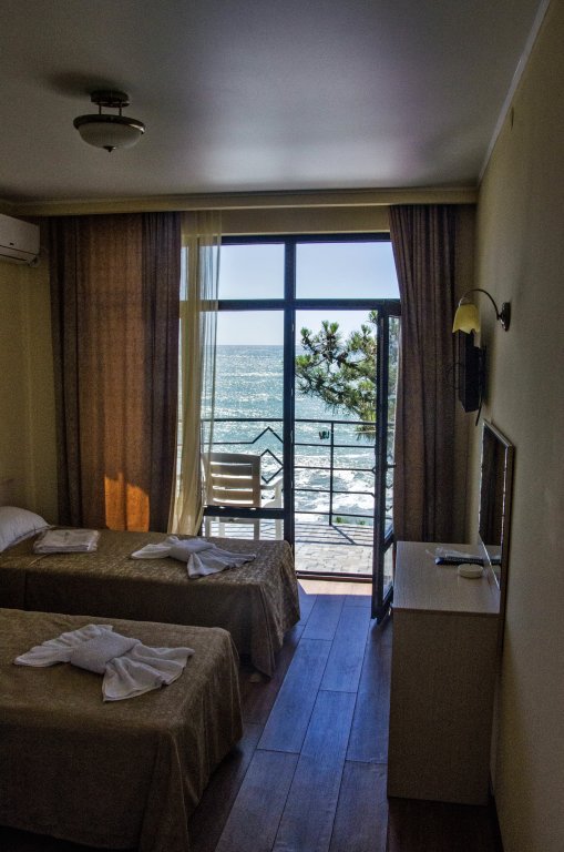 Habitación doble Estándar con balcón y con vista al mar Hotel Medusa