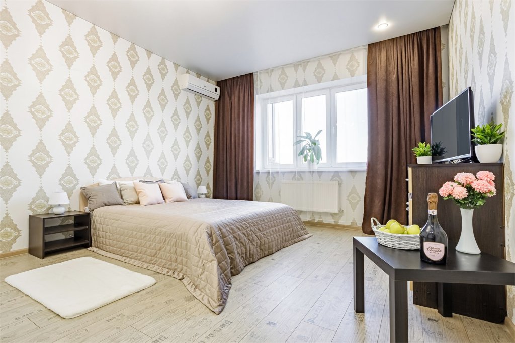 Apartamento 1 dormitorio con balcón y con vista a la ciudad V Tsentre Krasnodara Hotel