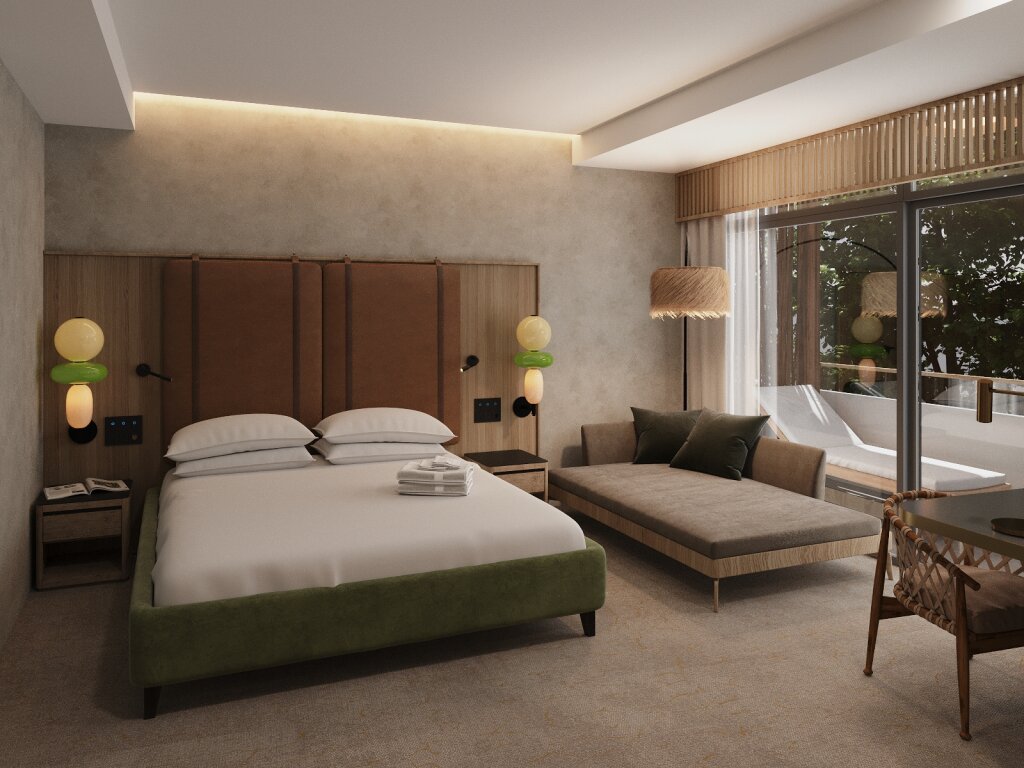 Deluxe double chambre avec balcon et Vue jardin Fyunf Luxury Resort & Spa Anapa Miracleon Hotel