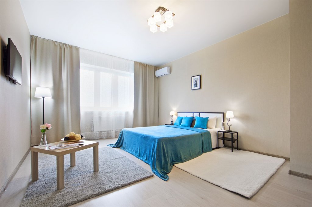 Apartamento Premier 1 dormitorio con balcón y con vista a la ciudad V Tsentre Krasnodara Hotel