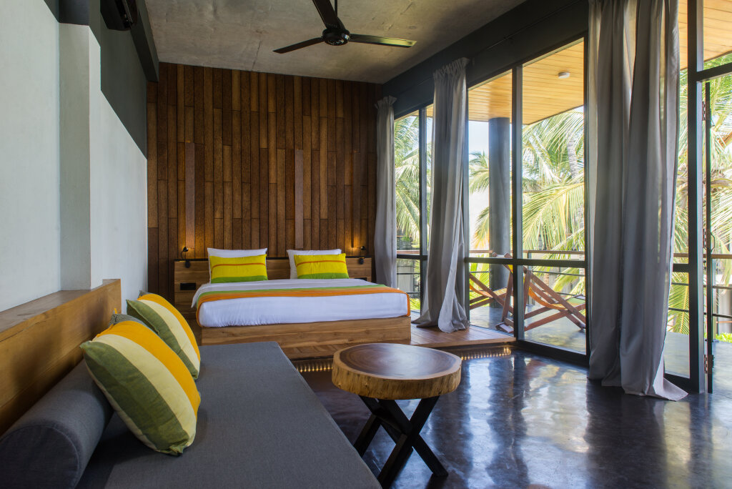 Двухместный номер Deluxe с балконом и с видом на море Lankavatara Ocean Retreat & Spa