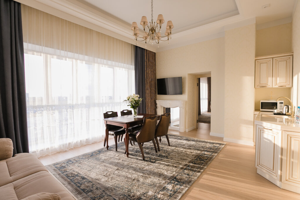 Двухместные апартаменты с 2 комнатами с красивым видом из окна Отель Воробьевы Горы