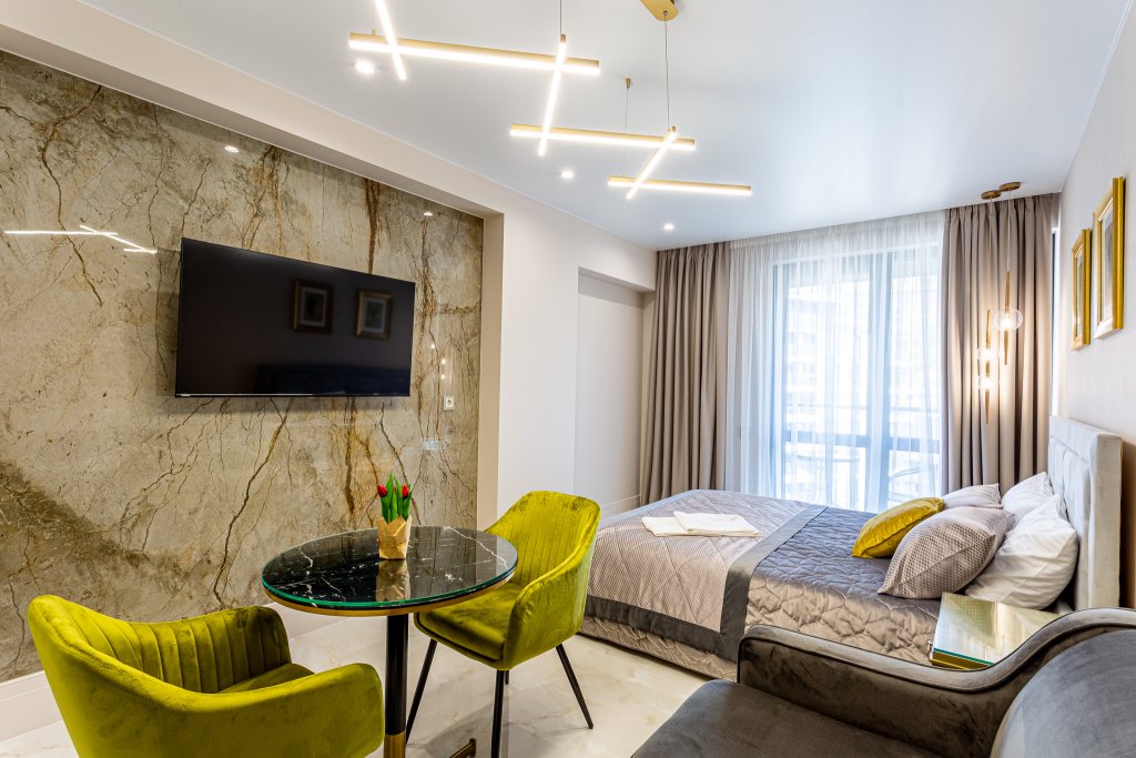 Suite con balcón y con vista Lyuks v tsentre Sochi Apartments