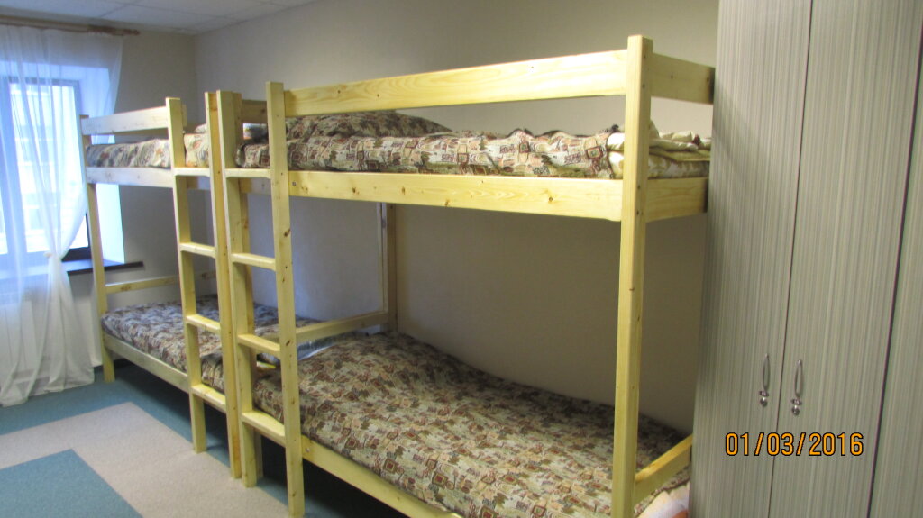 Кровать в общем номере Hostel 4&4