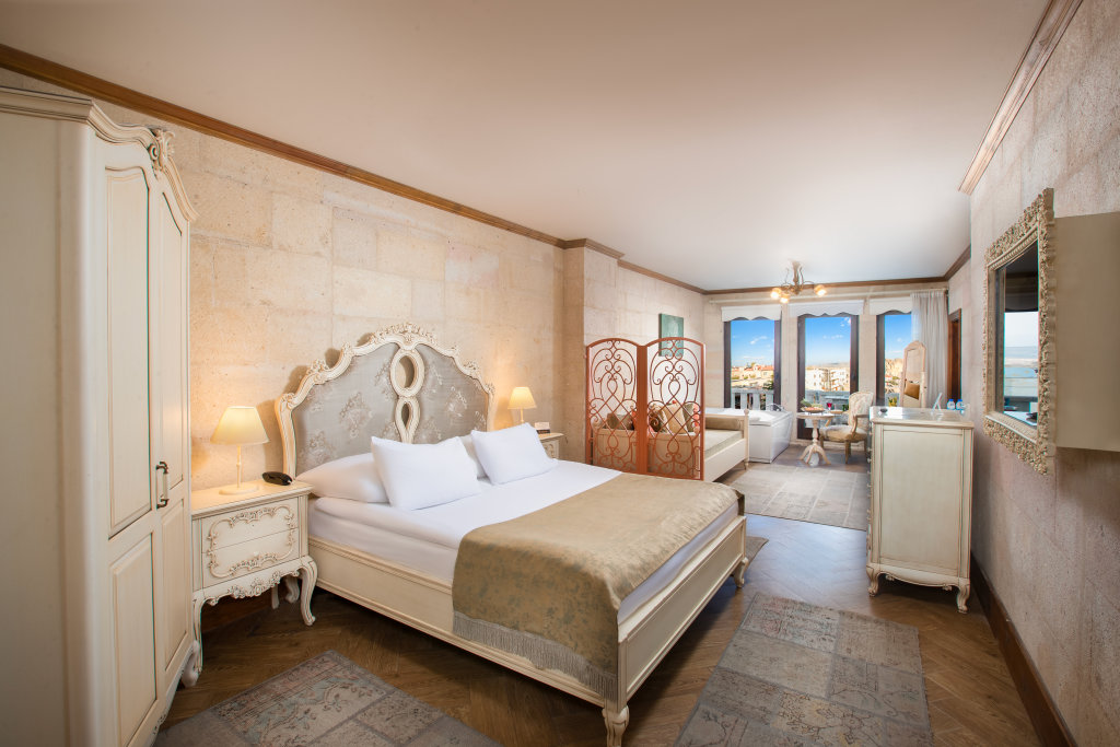 Двухместный люкс Cappadocia Fairy Chimneys Minia Cave Hotel