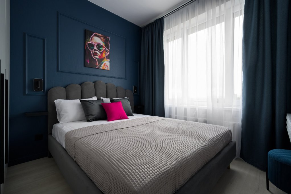 Apartamento 1 dormitorio con balcón y con vista a la ciudad Magic Sity Premium Semeynaya Kvartira Apartments