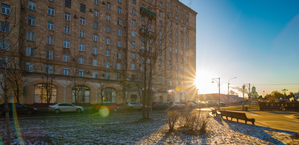 Победы 1. Москва, площадь Победы, 1д общежитие. Pobedy Square 1.