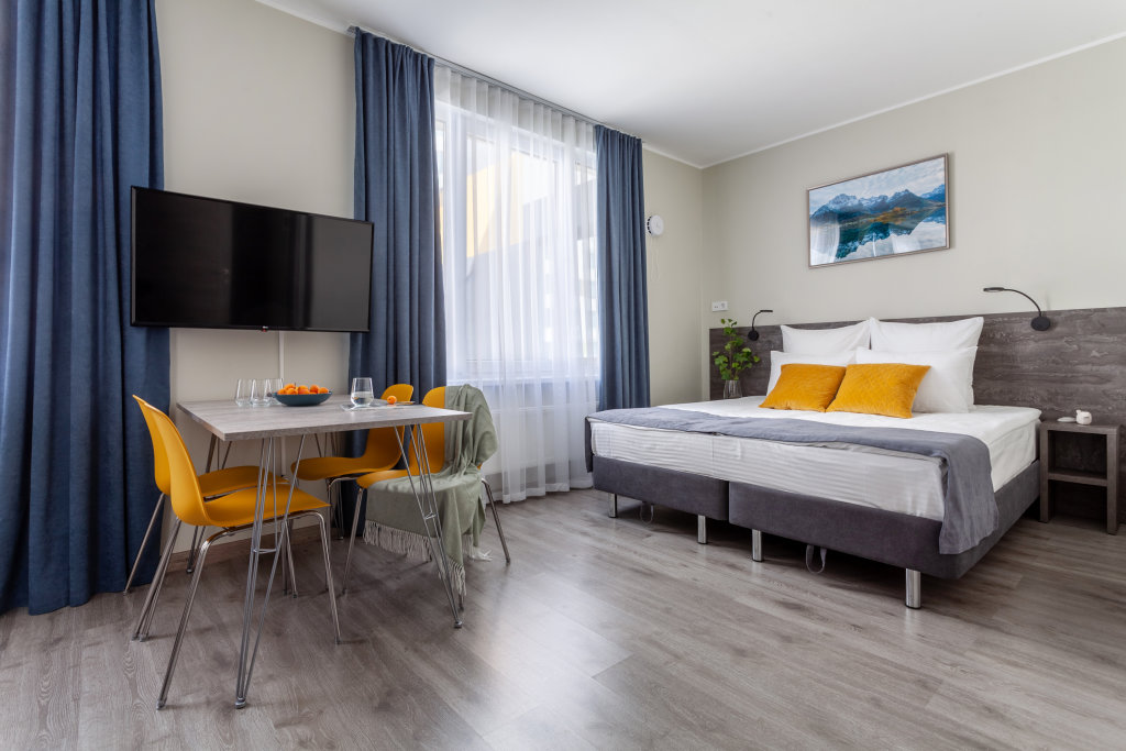 Confort double appartement V skandinavskom stile v 15 minutah ot Pulkovo Flat