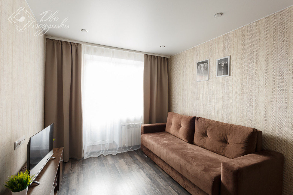 Economy Quadruple room with balcony Dve Podushki Na Gagarina Apartments