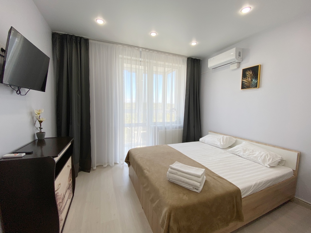 Monolocale Comfort Studiya na Zelenom bulvare 19 na 24 etazhe Apartments